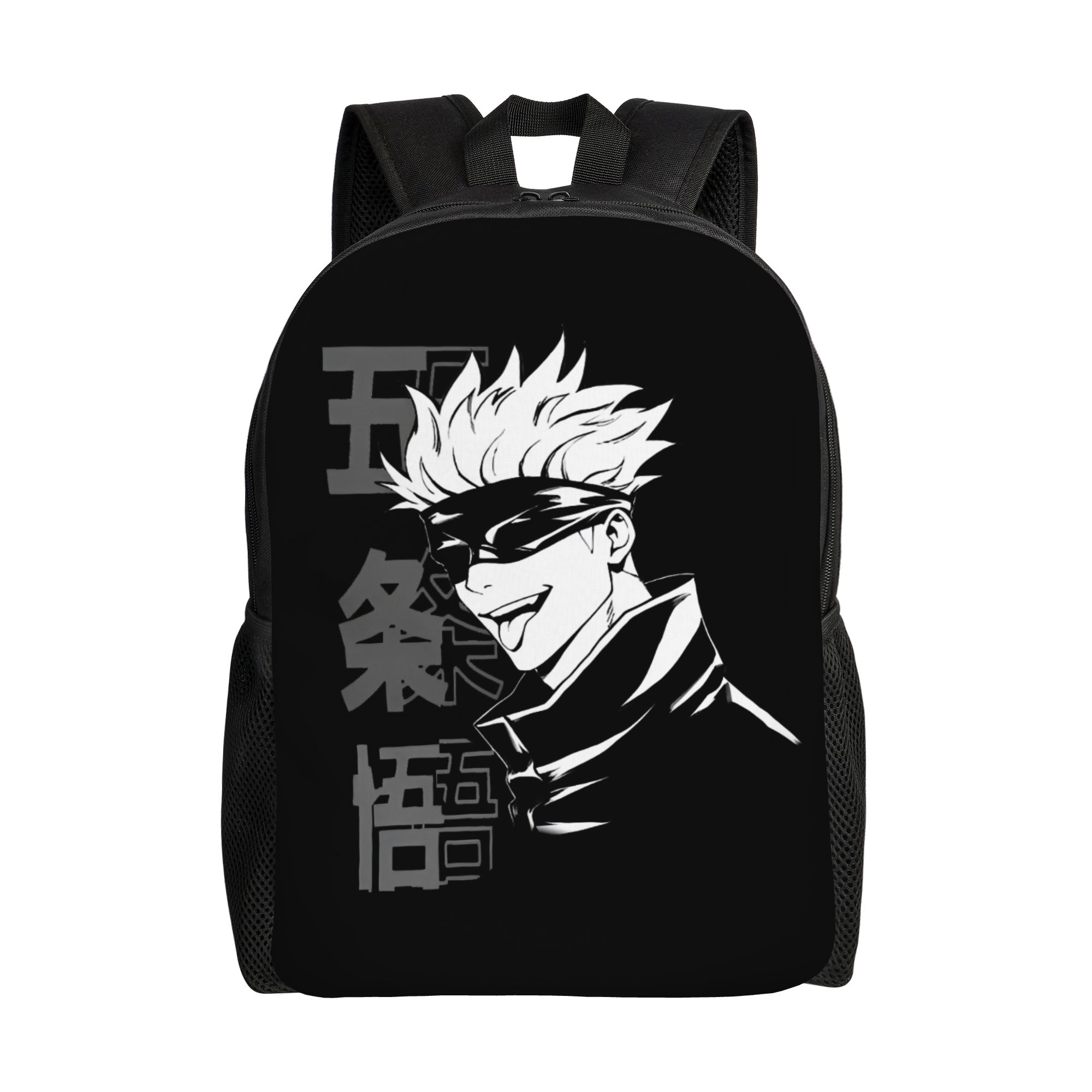 Laptop Accessories Bag For Men - カスタム J-Jujutsus K-Kaisens バックパック女性男性大学生ブックバッグ 15 インチのラップトップに適合原宿コミックアニメバッグ