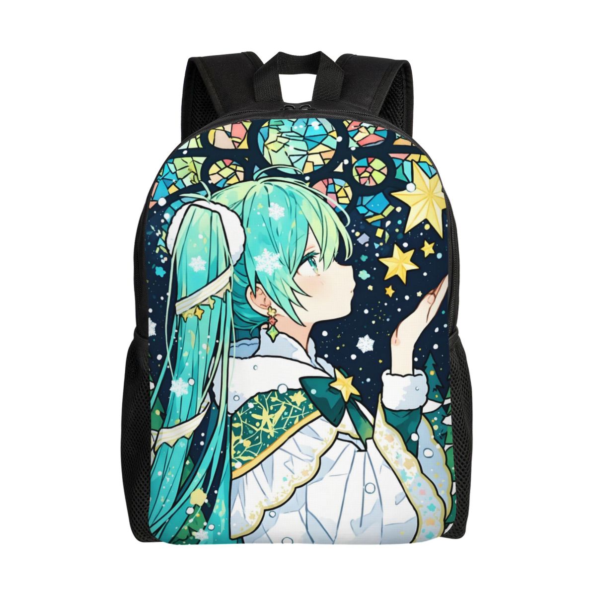 Laptop Accessories Bag For Men - カスタマイズされた人気の H-ハツネド M-ミク トラベルバックパック男性女性スクールラップトップブックバッグ新しい大学生デイパックバッグ