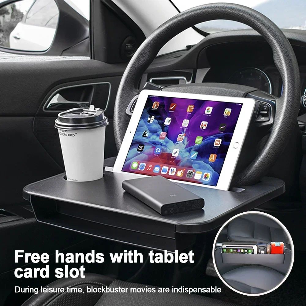 Laptop Office Accessories - 多用途カートレイ、ラップトップデスクパッド、マウントスタンド、食事用、仕事用、ハンドル用ダイニングテーブル、ブラケットボード、シート隙間埋めオーガナイザー