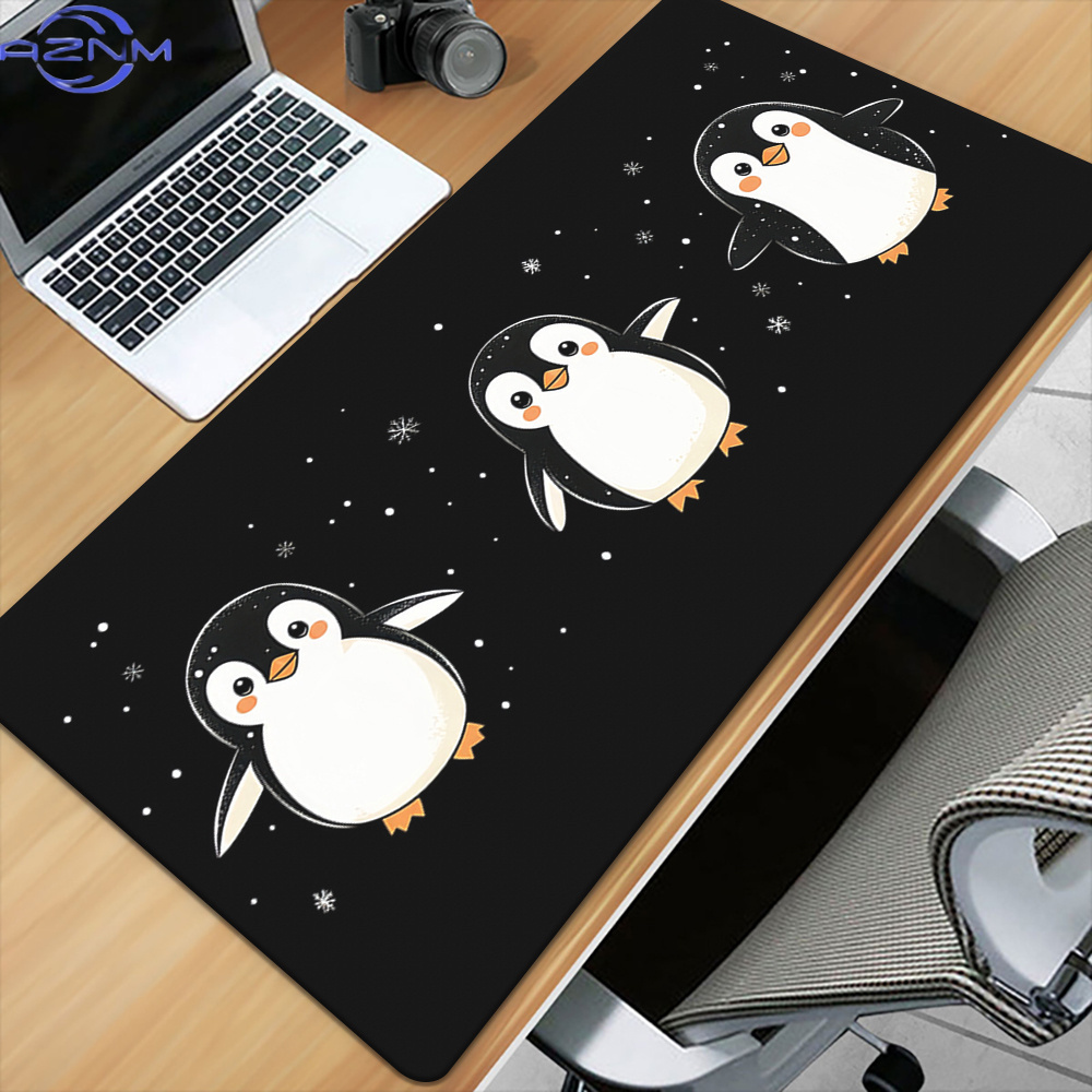 Laptop Accessories Brand - ブランドシンプルなペンギンマウスパッドアイアンアートゲーミングマット滑り止めゴムオフィスデスクマットラップトップ PC キーボードアクセサリー用