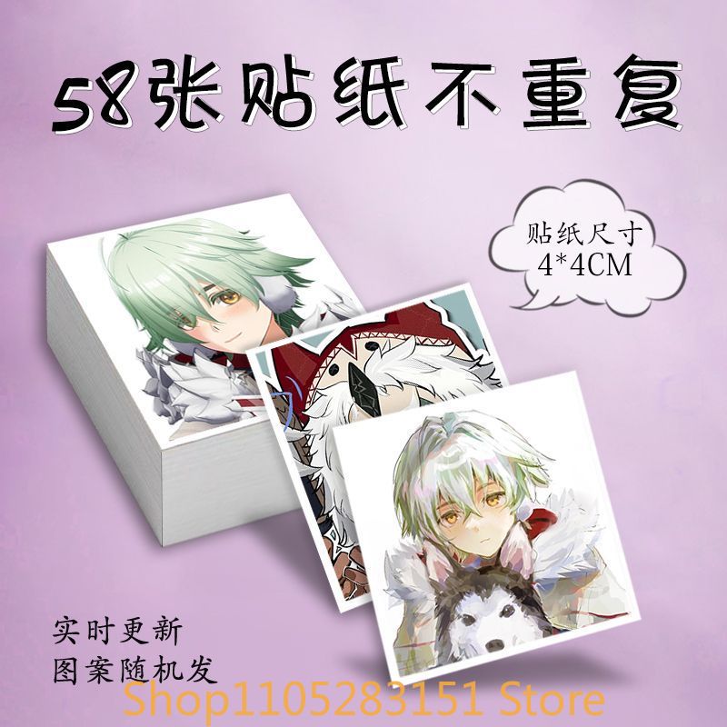 Laptop Accessories - 原神（Genshin Impact）アリョーシャコスプレアニメステッカー かわいい漫画デコレーション スーツケース ノートパソコン 携帯電話