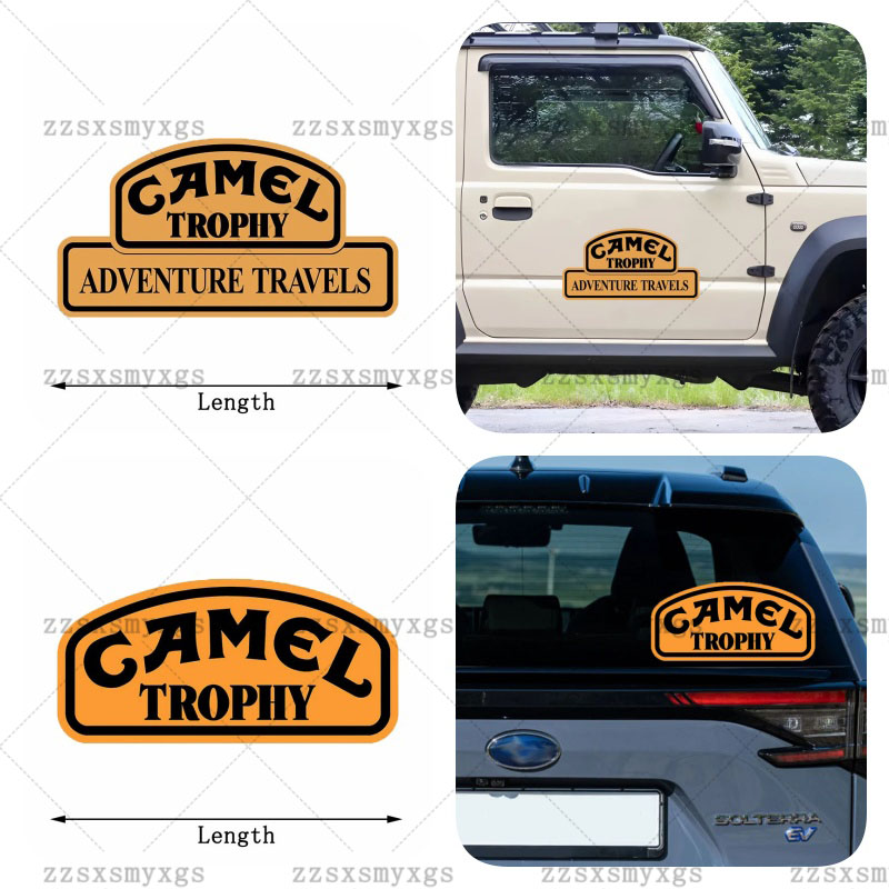 Laptop Accessories Brand - 車のステッカー キャメルトロフィーバッジ ブランド車のステッカー RV デカール オートバイ
