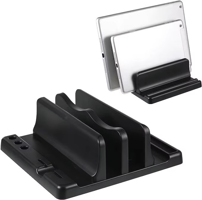 Laptop Office Accessories - オフィス ABS ラップトップスタンド 垂直に置くとデスクスペースを節約 コンピューターアクセサリーを簡単に置くことができます 幅を伸ばすことができ、オフィスデスクに収納できます