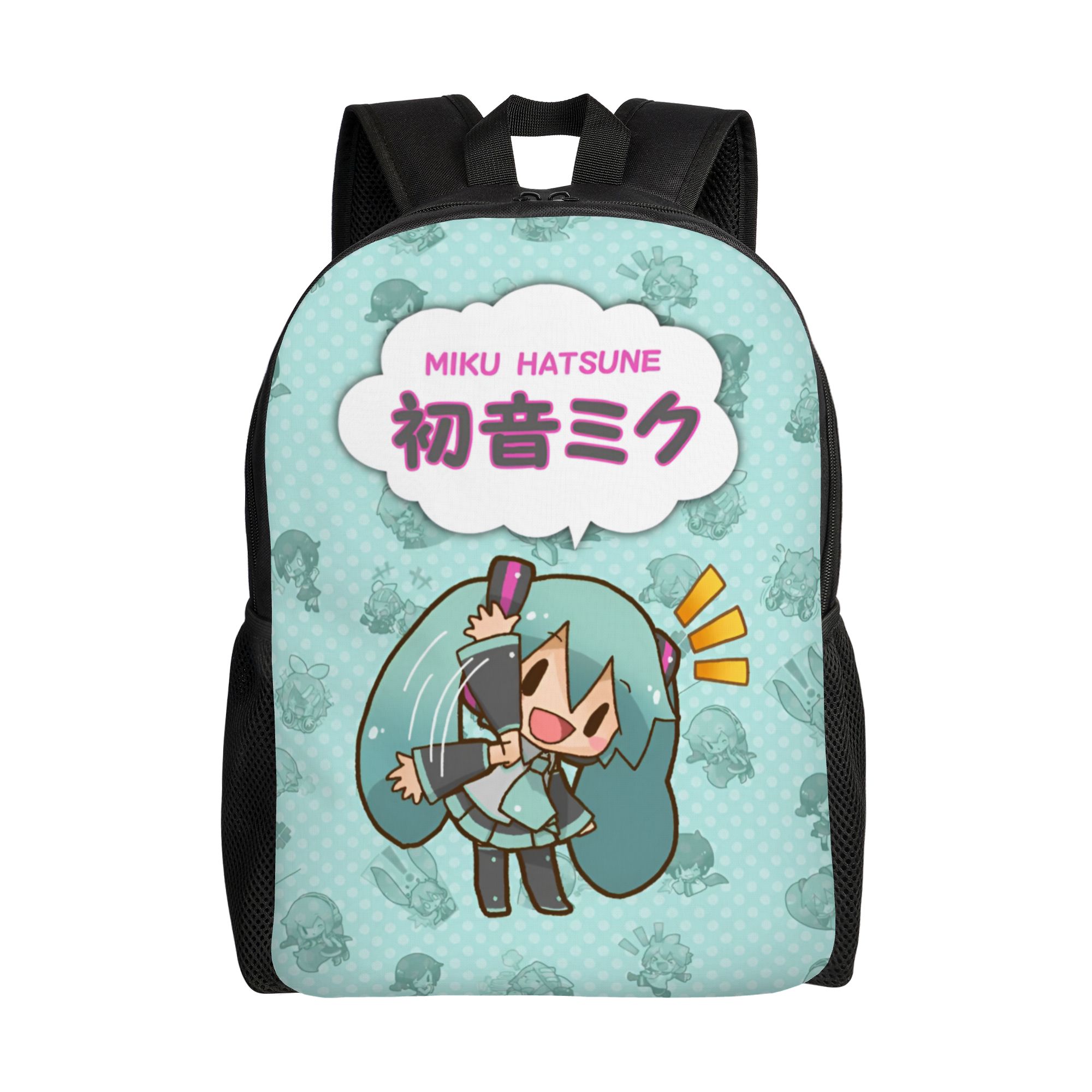 Laptop Accessories Bag For Men - H-Hatsunes バックパック 男の子 女の子用 ミクス シンガー