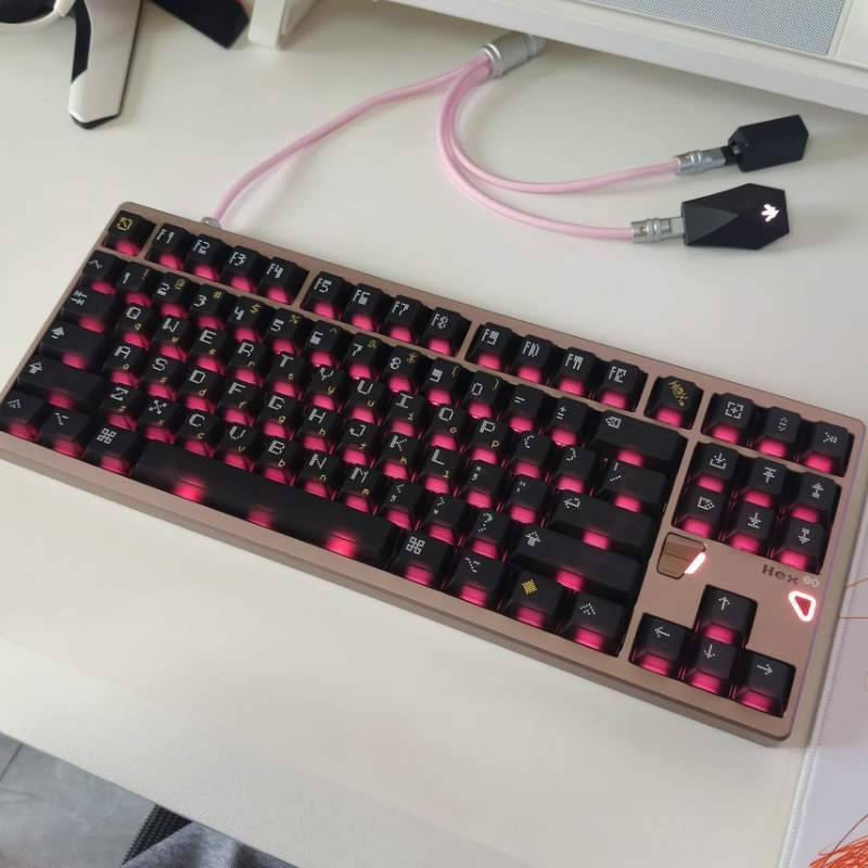 Laptop Accessories Brand - ATK QK 共同ブランド Hex80 有線磁気軸キーボード 人間工学に基づいたデザイン