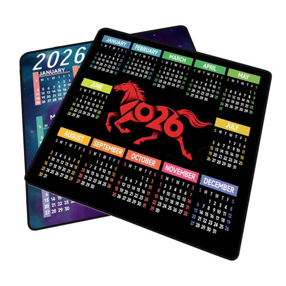 Laptop Office Accessories - 2026 カレンダー マウスパッド 防水 ホーム オフィス