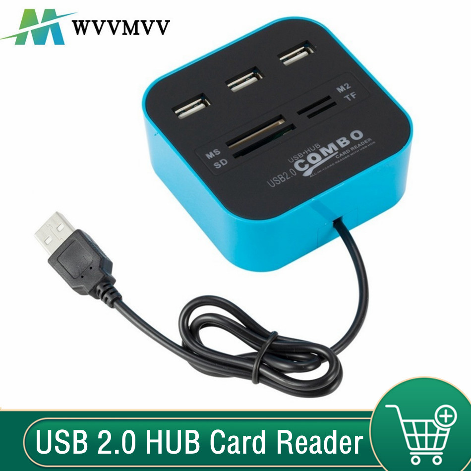Laptop Accessories All In One - ラップトップ用のWvvmvv-3ポートハブ,マイクロカードリーダー,SD,tfスプリッター,コンピューターアクセサリー,オールインワン