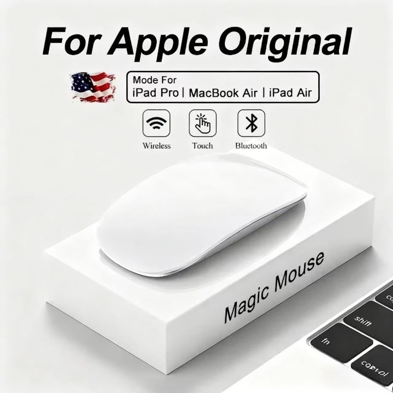 Laptop Office Accessories - アップル純正マルチタッチサーフェスマジックマウス macbook pro air mini ラップトップタブレットpc