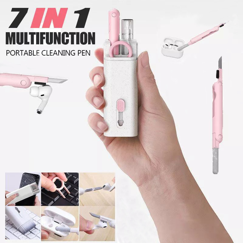 Laptop Accessories All In One - 7-in-1電子クリーニングペンマルチツールクリーナーキット、ワイヤレスイヤホン、メカニカルキーボード、電話スクリーン用クリーニングブラシセット
