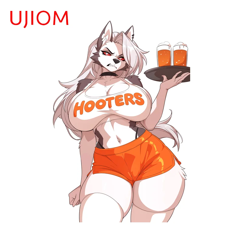 Laptop Accessories For Girls - UJIOM Loona スポーツウェア Waifu ウォールステッカー 興味深い毛皮のようなオオカミの女の子