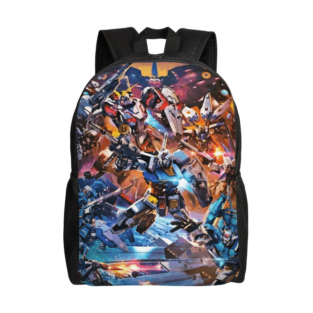 Laptop Accessories Bag For Men - カスタマイズされた G ガンダム映画ラップトップバックパック男性女性ファッションブックバッグ学校大学生マンガバッグ