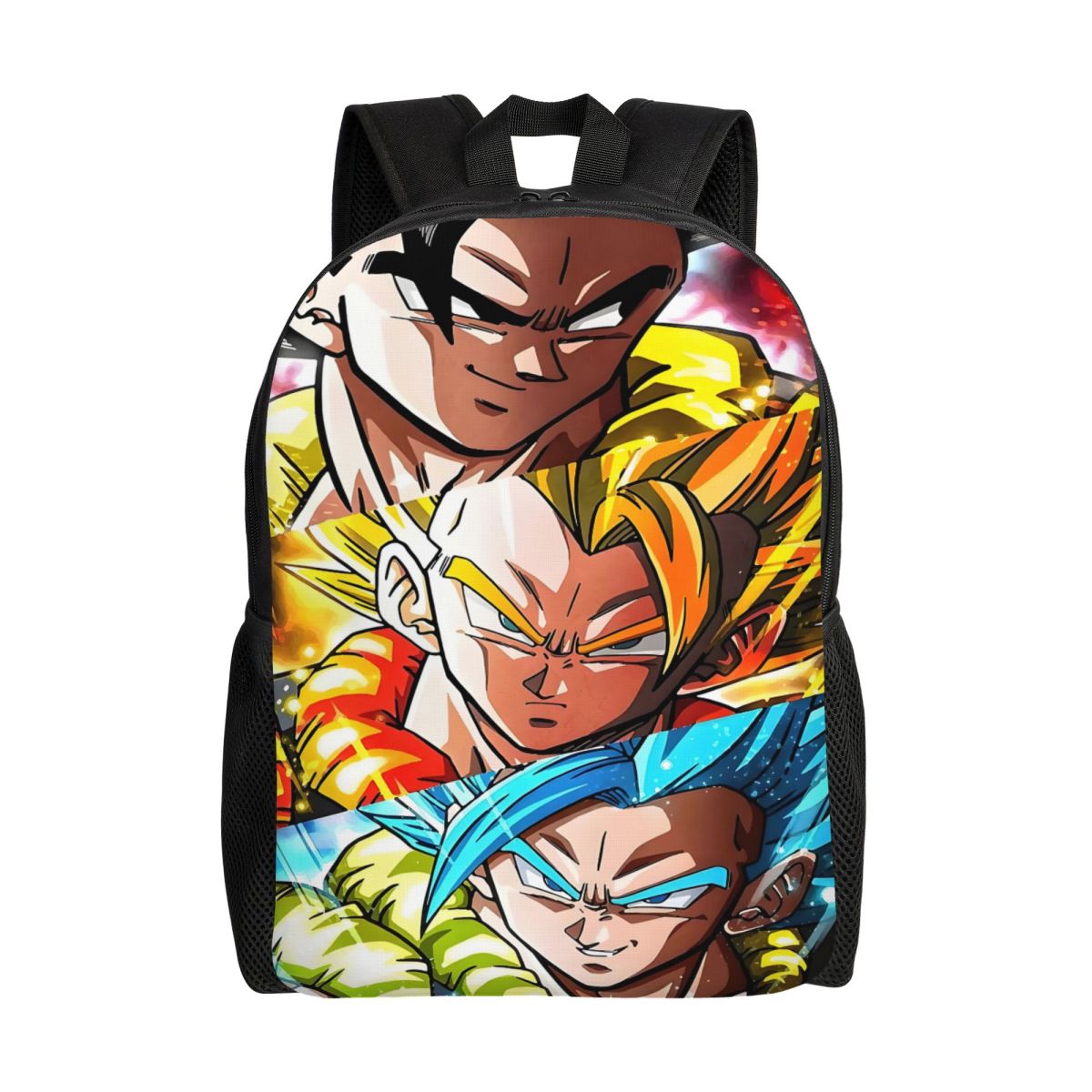 Laptop Accessories Bag For Men - カスタマイズされた V-Vegetaes 日本アニメ目模様のラップトップバックパック男性女性ファッションブックバッグ大学生用古典的なバッグ