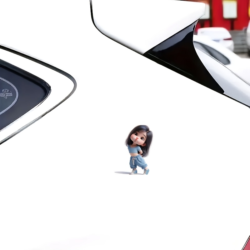 かわいい漫画の女の子防水ビニールステッカーユニバーサルデカー - Laptop Accessories For Girls のレビューと価格