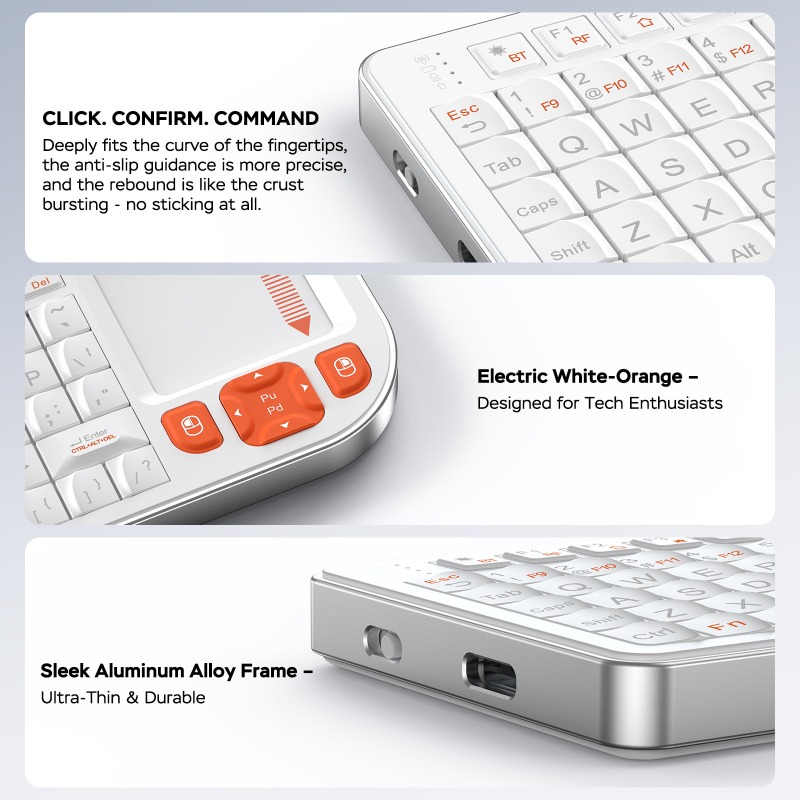 Miritz K809 ミニワイヤレスキーボード タッチパッ - Laptop Accessories All In One のレビューと価格