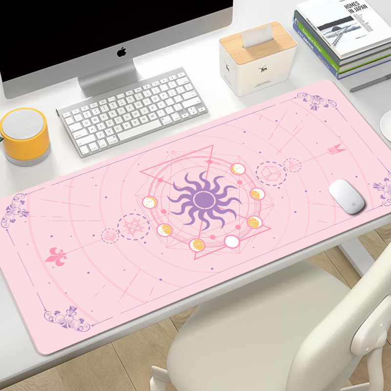 魔法の月の星が付いたゲームマウスパッド,大きいサイズ,紫,か - Laptop Accessories For Girls のレビューと価格