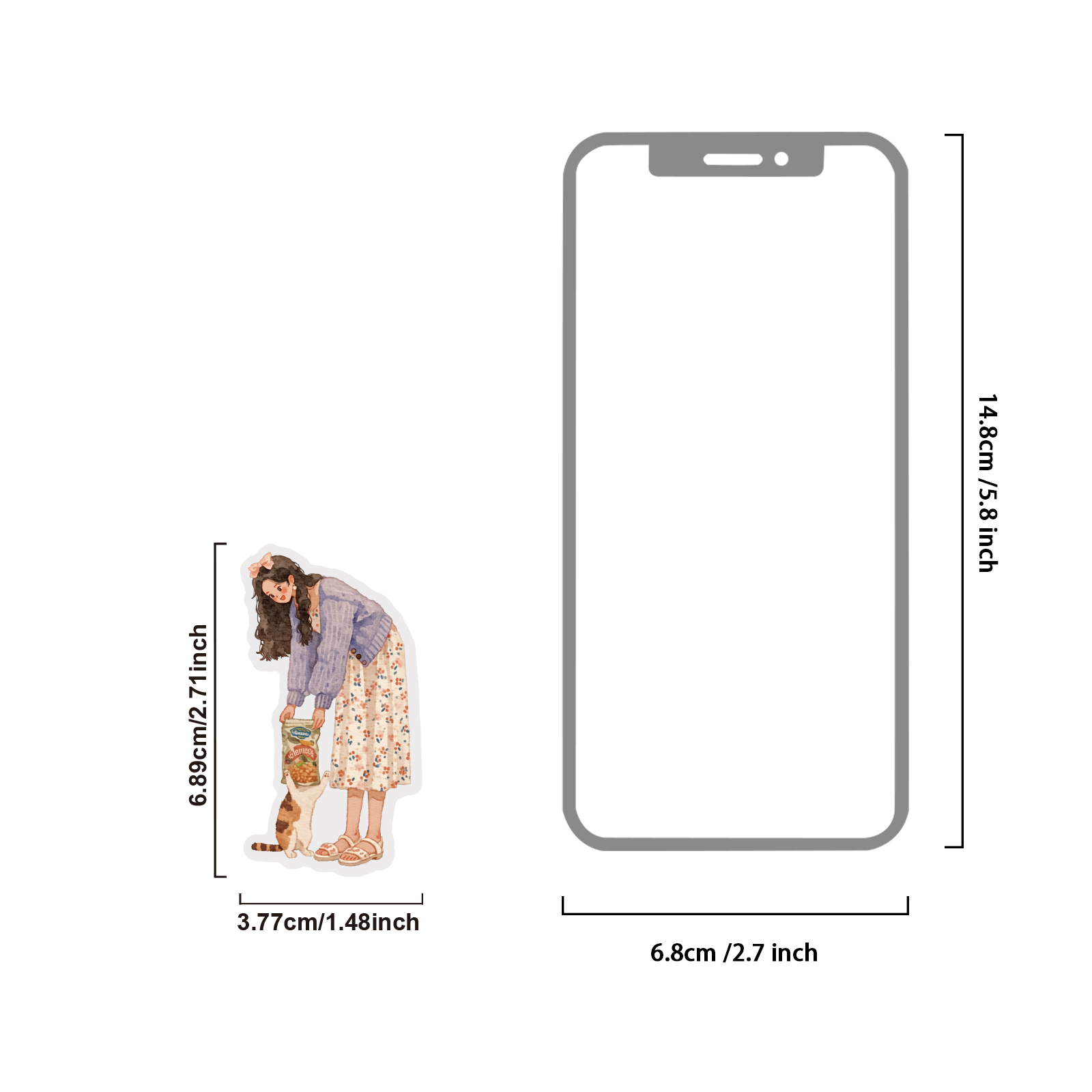 Etori Life 15枚入り パープルトーンの優しい女の - Laptop Accessories For Girls のレビューと価格
