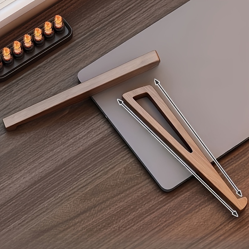 ポータブル折りたたみ式木製ラップトップスタンド - 人間工学 - Laptop Accessories All In One のレビューと価格