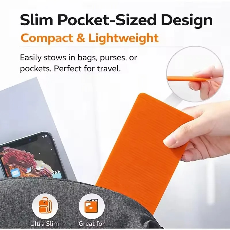 柔軟で折りたたみ可能なシリコン製携帯電話ホルダー、ポータブル - Laptop Accessories Organizer のレビューと価格