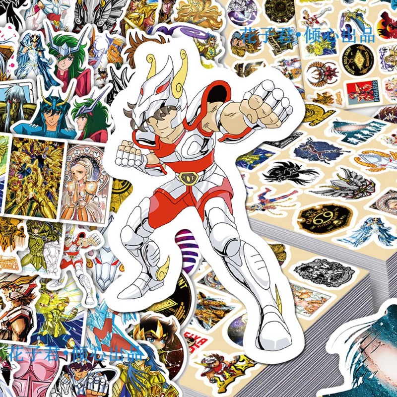 101 個聖闘士星矢アニメステッカー漫画キャラクター DIY - Laptop Accessories のレビューと価格