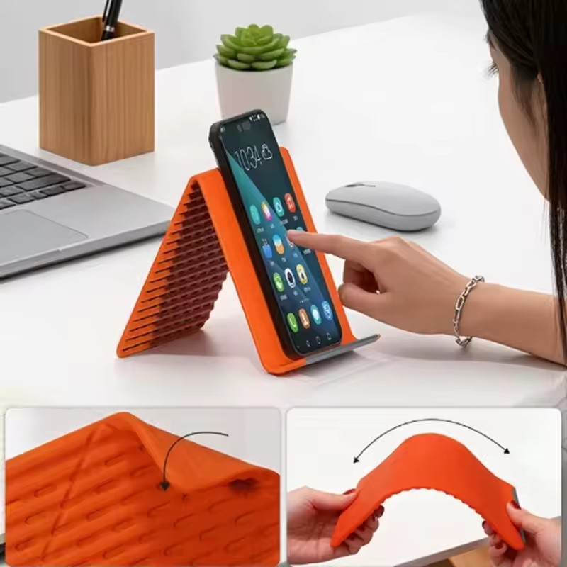 怠惰な携帯電話スタンド シリコン製デスクトップタブレット/ノ - Laptop Accessories Organizer のレビューと価格