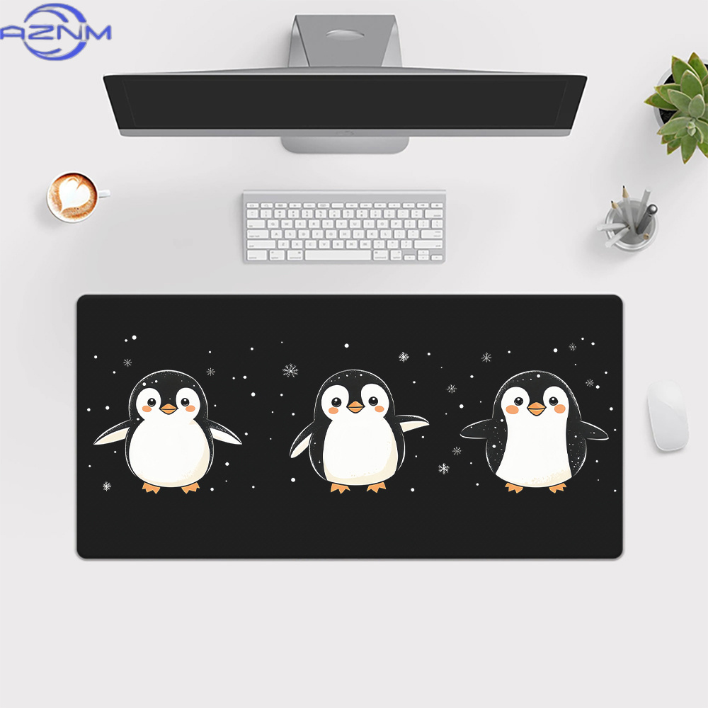 ブランドシンプルなペンギンマウスパッドアイアンアートゲーミン - Laptop Accessories Brand のレビューと価格