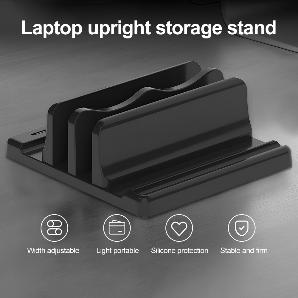オフィス ABS ラップトップスタンド 垂直に置くとデスクス - Laptop Office Accessories のレビューと価格