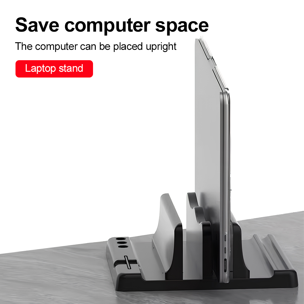 オフィス ABS ラップトップスタンド 垂直に置くとデスクス - Laptop Office Accessories のレビューと価格