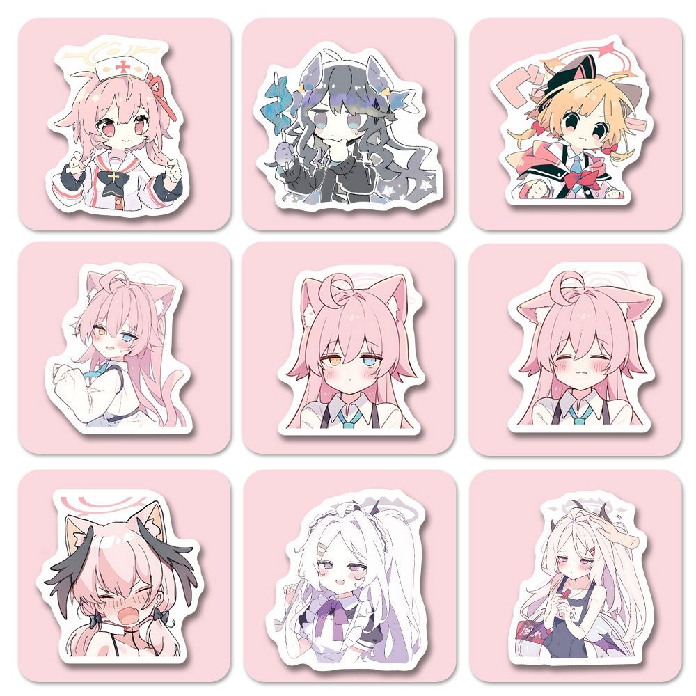 防水ブルーアーカイブステッカー,デカール,ブルーアーカイブ, - Laptop Accessories For Girls のレビューと価格