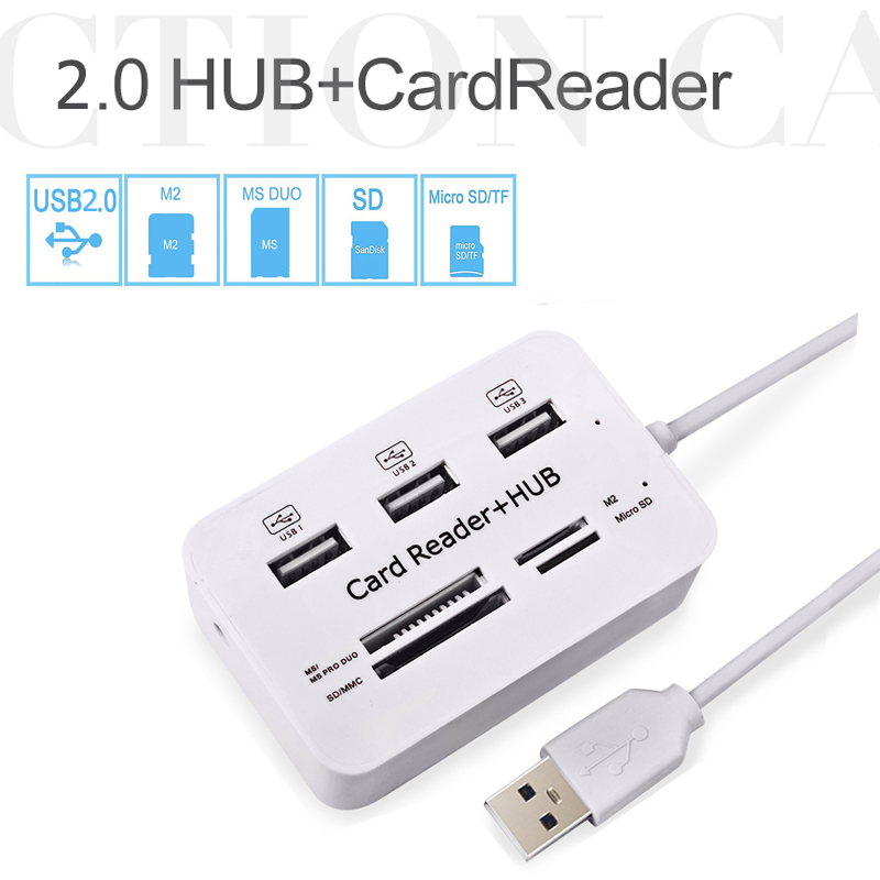 USBハブ,2.0ポートの3ポートを備えたUSBアダプター, - Laptop Accessories All In One のレビューと価格