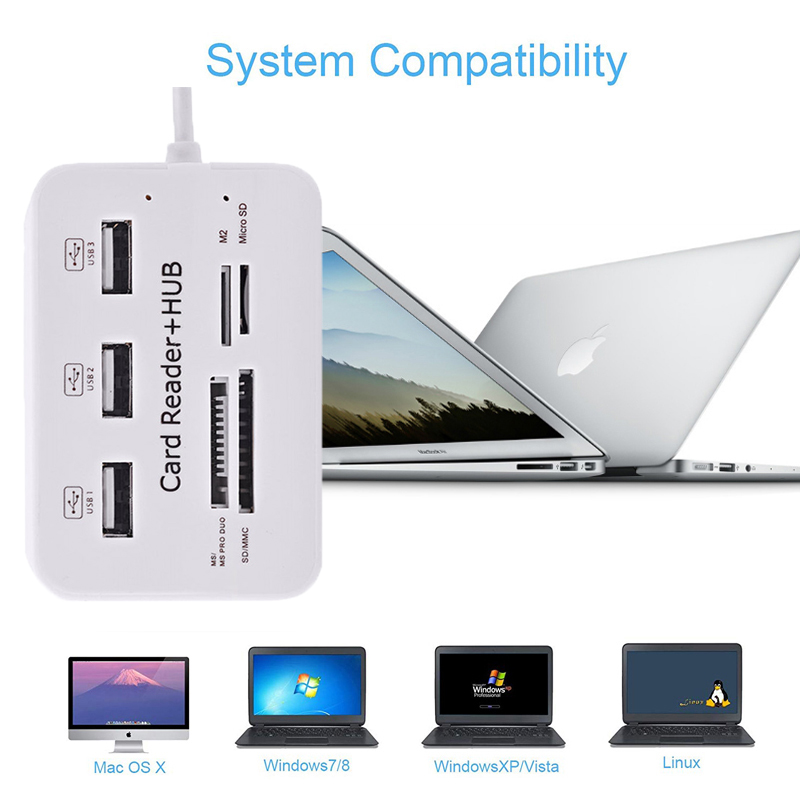 USBハブ,2.0ポートの3ポートを備えたUSBアダプター, - Laptop Accessories All In One のレビューと価格