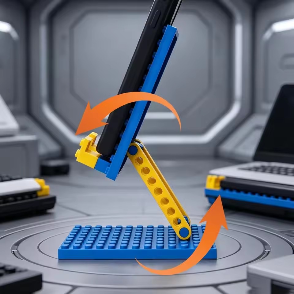 柔軟な折りたたみ式携帯電話ホルダー、創造的な折りたたみ式デス - Laptop Accessories Organizer のレビューと価格