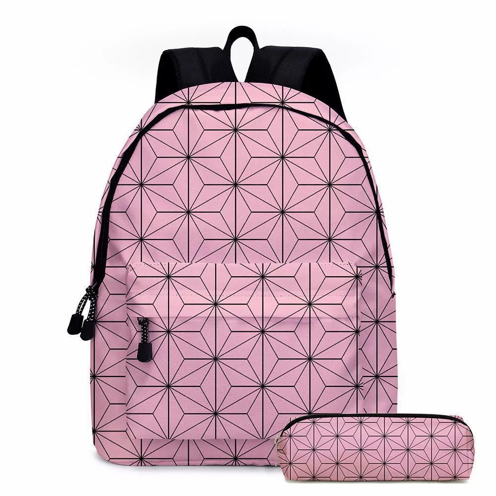 アニメデーモンスレイヤーバックパック鉛筆ケース 2 個セット - Laptop Accessories For Girls のレビューと価格