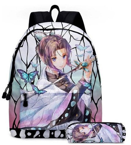 アニメデーモンスレイヤーバックパック鉛筆ケース 2 個セット - Laptop Accessories For Girls のレビューと価格