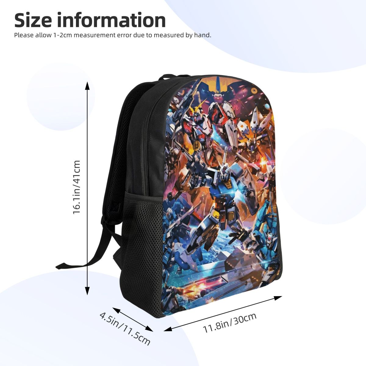 カスタマイズされた G ガンダム映画ラップトップバックパック - Laptop Accessories Bag For Men のレビューと価格