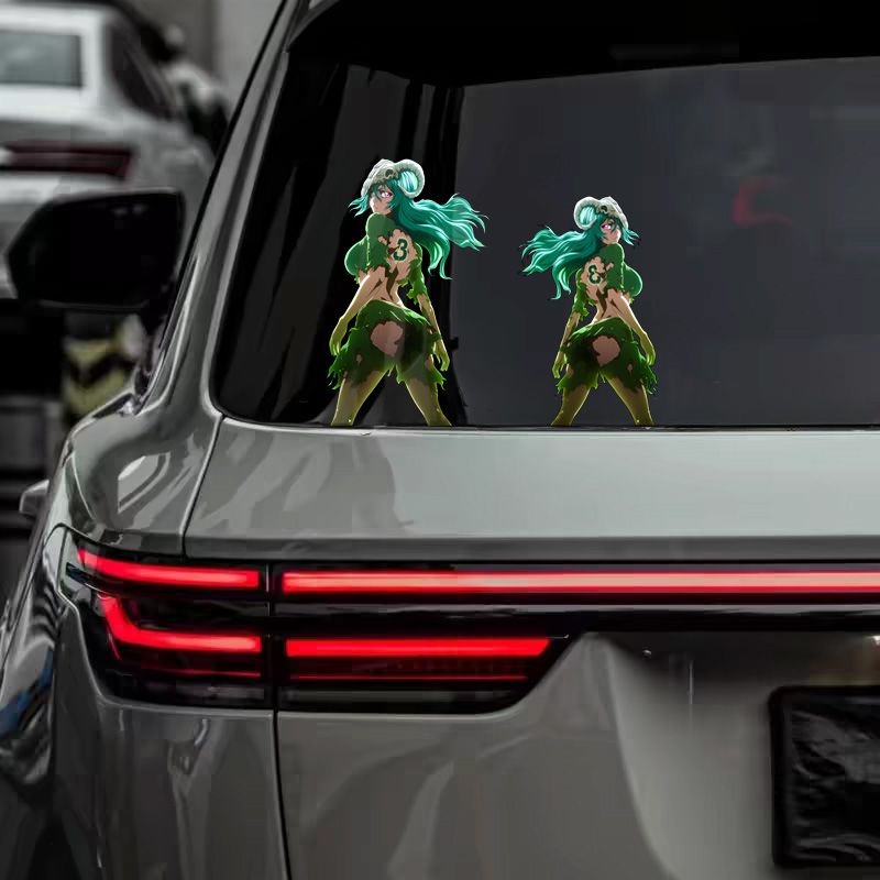 車用ステッカー ブリーチ キュートなネリエル アニメガール  - Laptop Accessories For Girls のレビューと価格