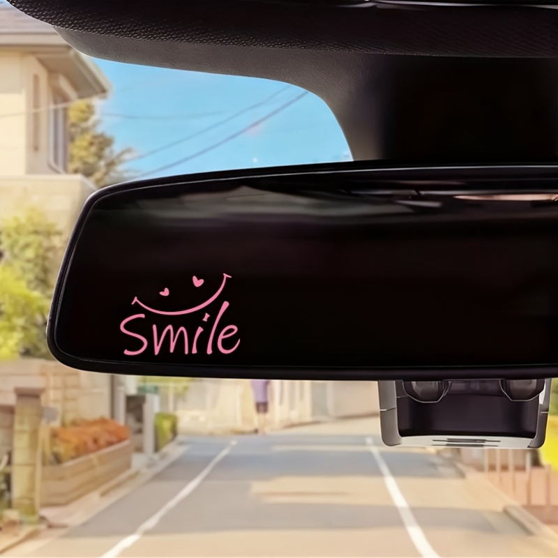 スマイルライフレタープリント防水装飾ビニールデカール車のバッ - Laptop Office Accessories のレビューと価格