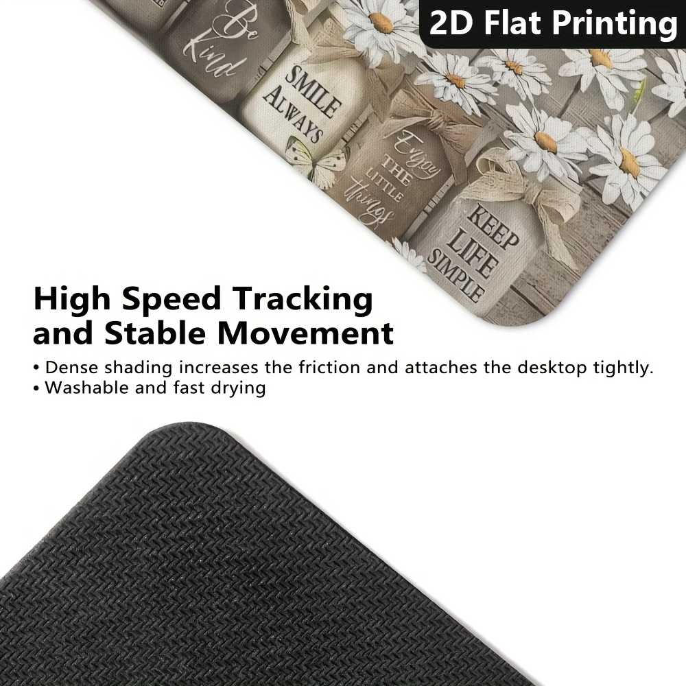ブランドのインスピレーションを与える引用句マウスパッド耐久性 - Laptop Accessories Brand のレビューと価格