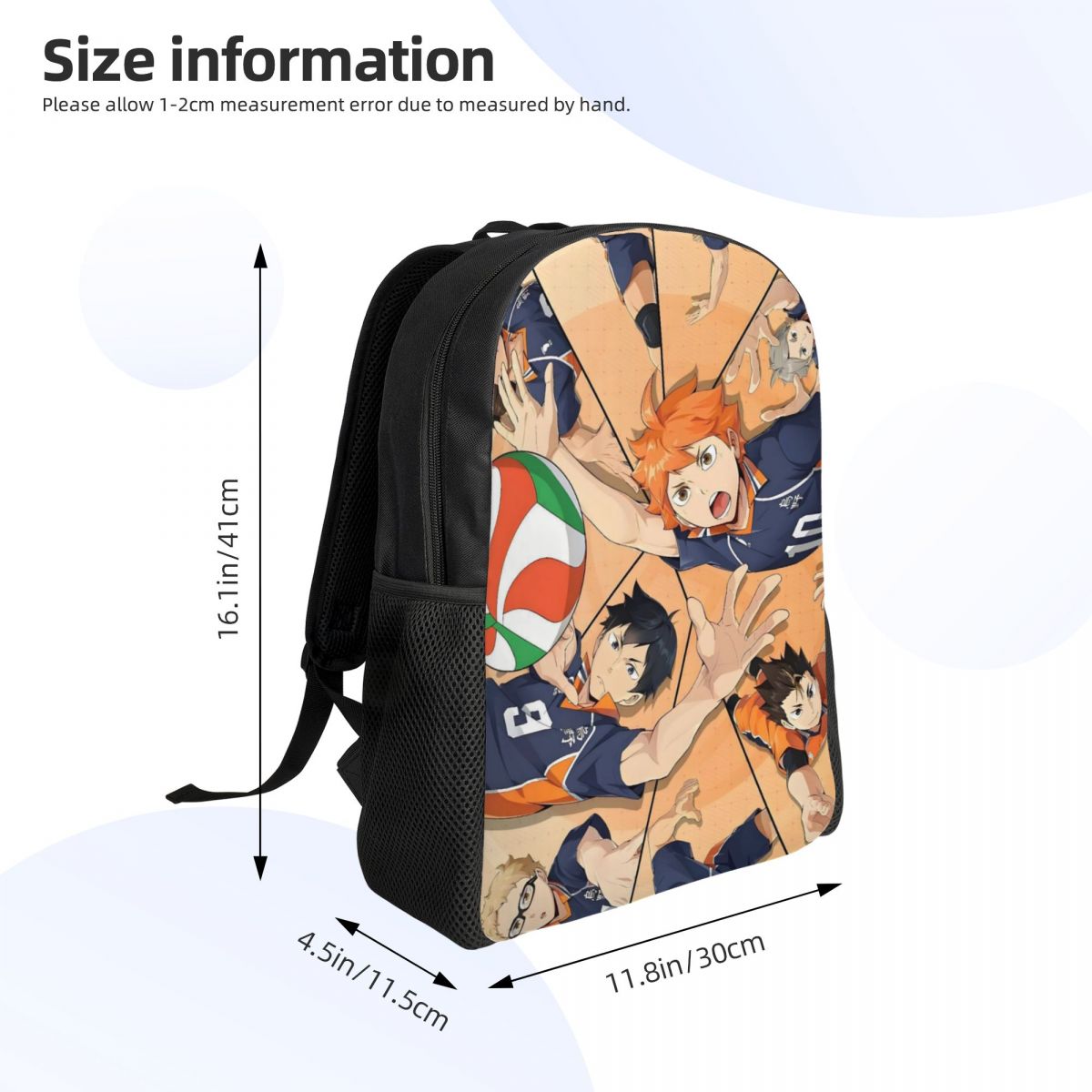 カスタム H-Haikyuues マンガトラベルバックパック - Laptop Accessories Bag For Men のレビューと価格