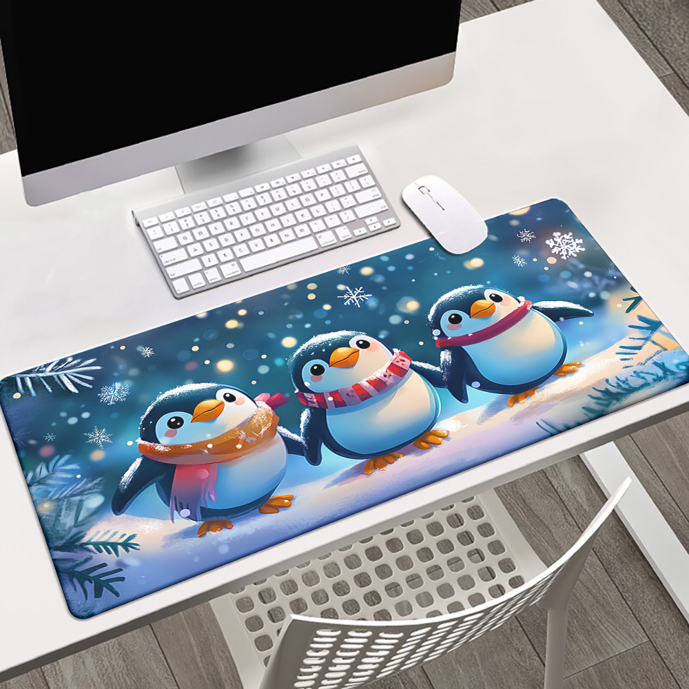 ブランドペンギンマウスパッドアイアンアート滑り止めゴム製ゲー - Laptop Accessories Brand のレビューと価格