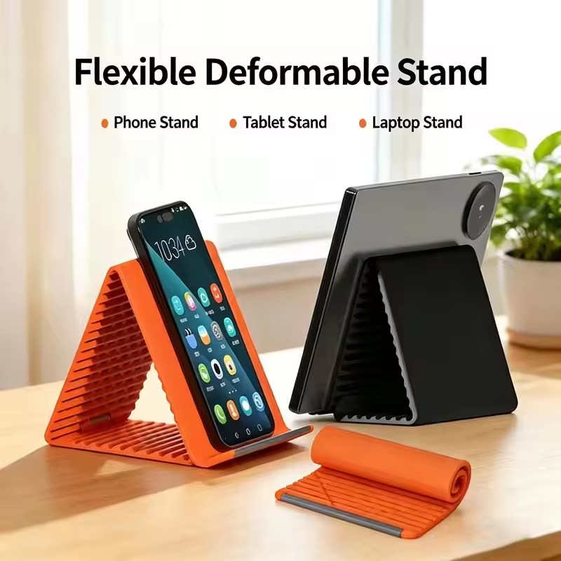 怠惰な携帯電話スタンド シリコン製デスクトップタブレット/ノ - Laptop Accessories のレビューと価格