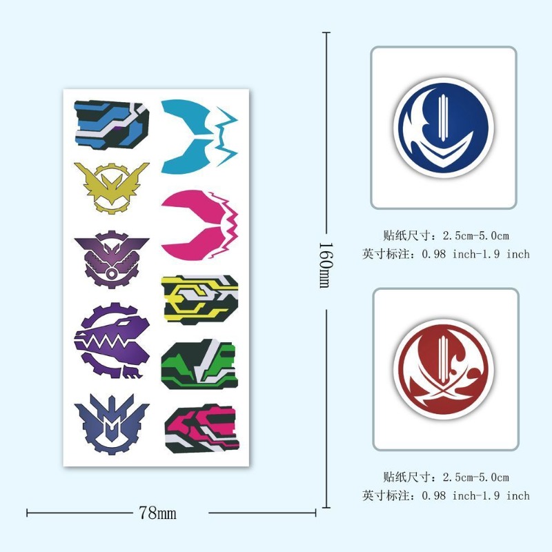 60 枚の仮面ライダーロゴステッカークリエイティブデカール防 - Laptop Accessories のレビューと価格